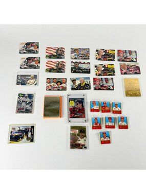 Vintage NASCAR Cards Matchbooks Lot 70s 80s 90s Drivers Champions Mix